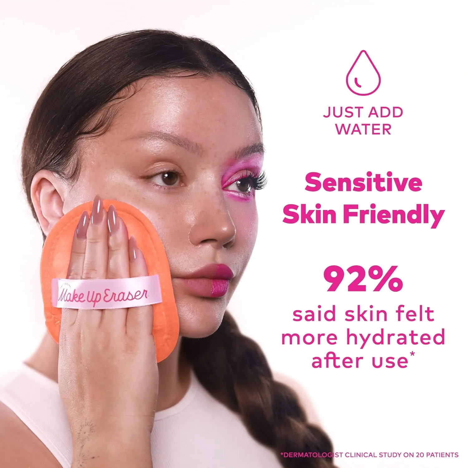 7-Day Set, Erase All Makeup with Just Water, Including Waterproof Mascara, Eyeliner, Foundation, Lipstick, Sunscreen, and More! 7ct
