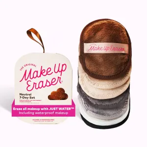 7-Day Set, Erase All Makeup with Just Water, Including Waterproof Mascara, Eyeliner, Foundation, Lipstick, Sunscreen, and More! 7ct