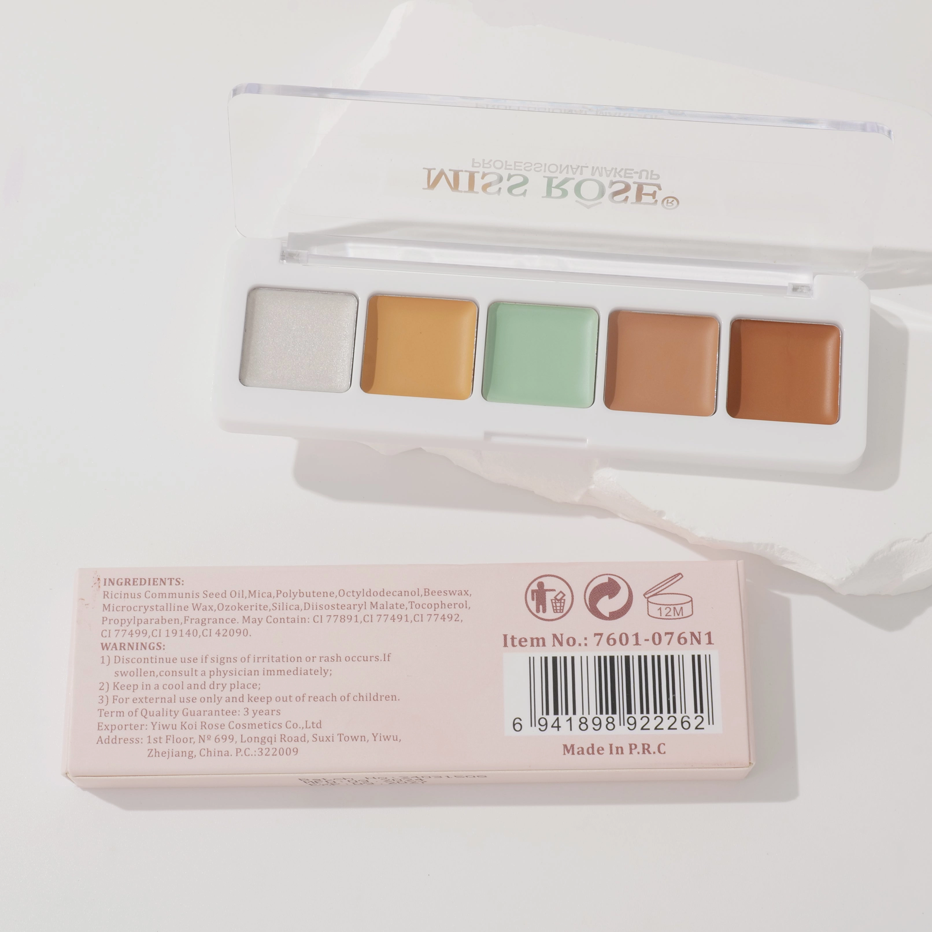 All-Round Conceal Missrose Streamlined Palette color Stylish 5