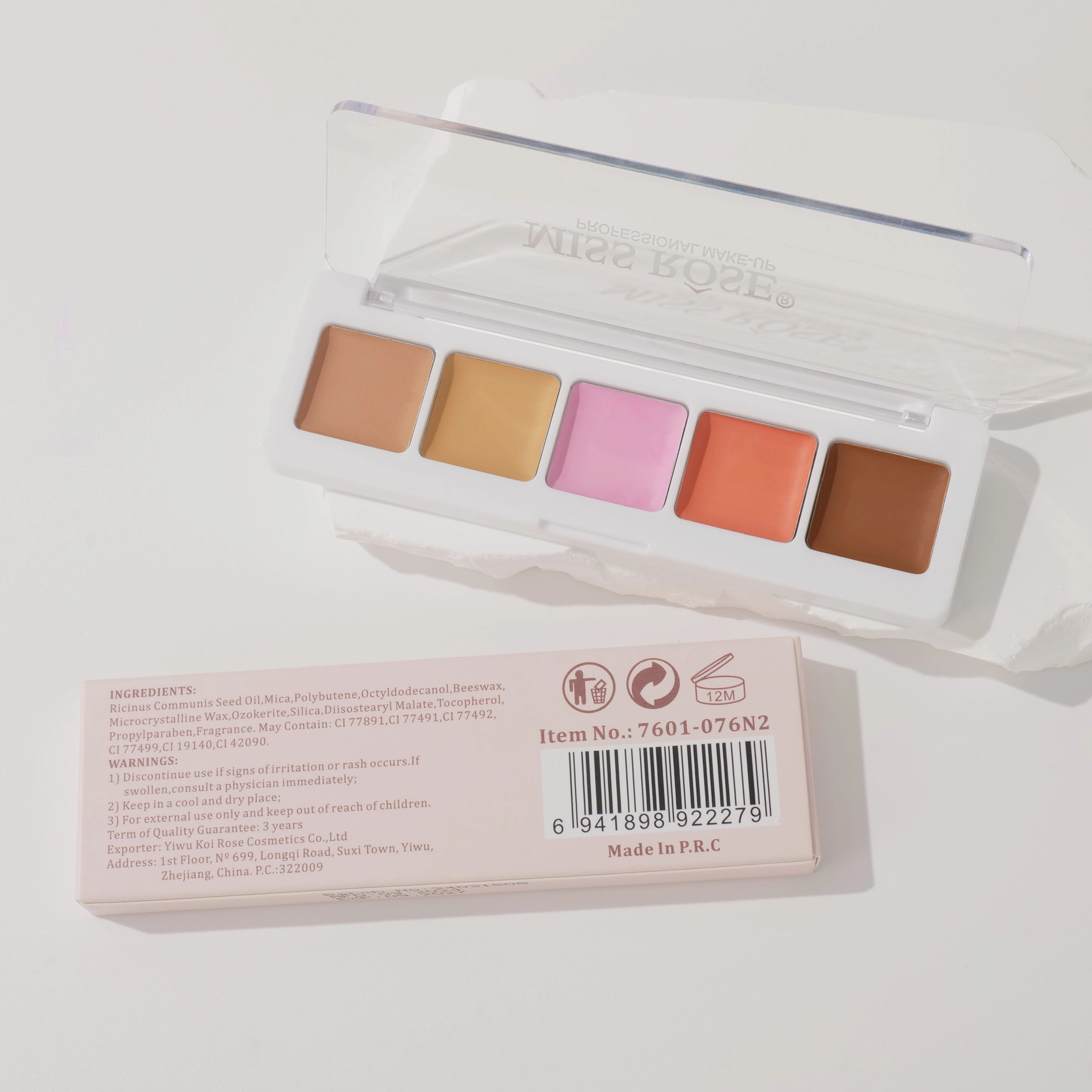 All-Round Conceal Missrose Streamlined Palette color Stylish 5
