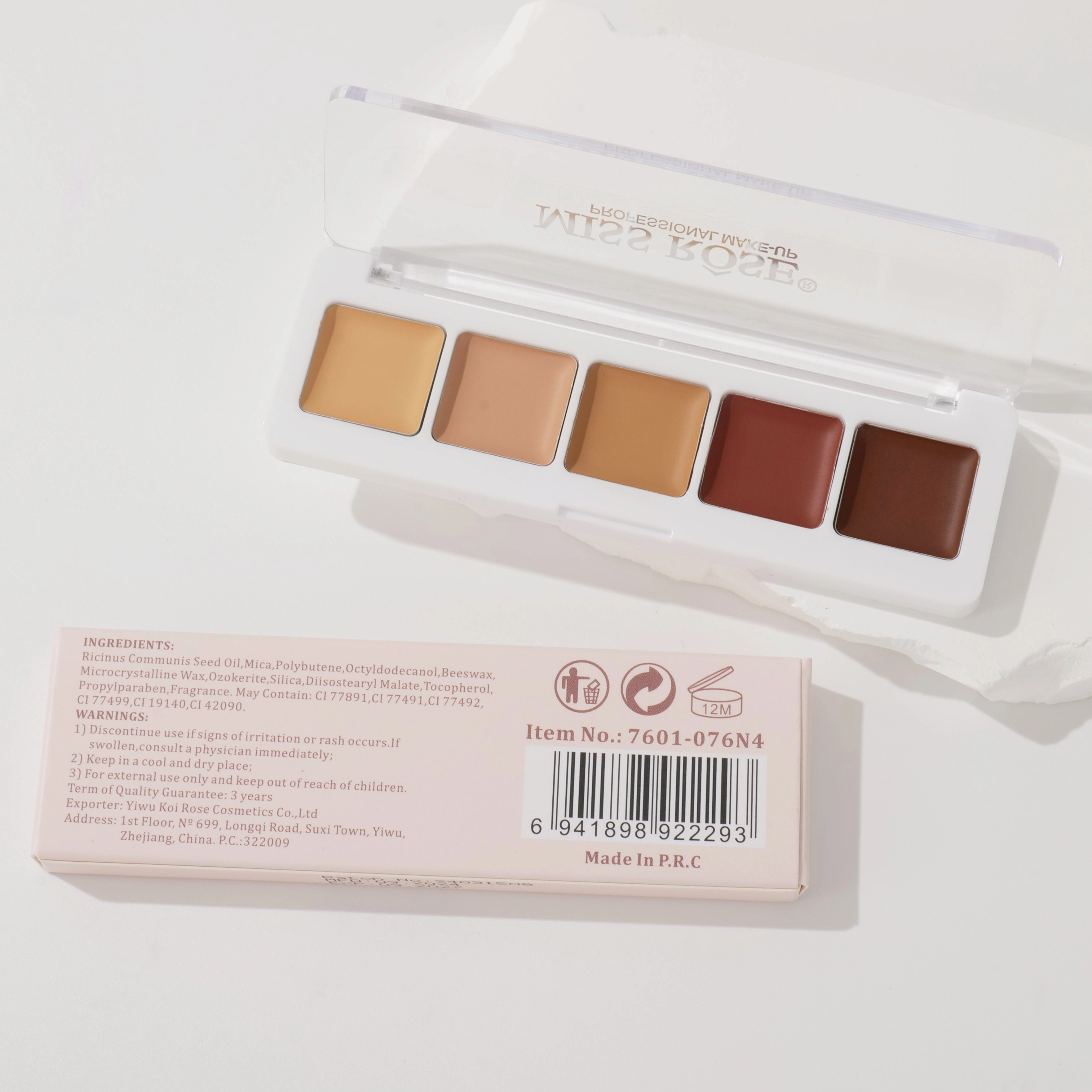 All-Round Conceal Missrose Streamlined Palette color Stylish 5