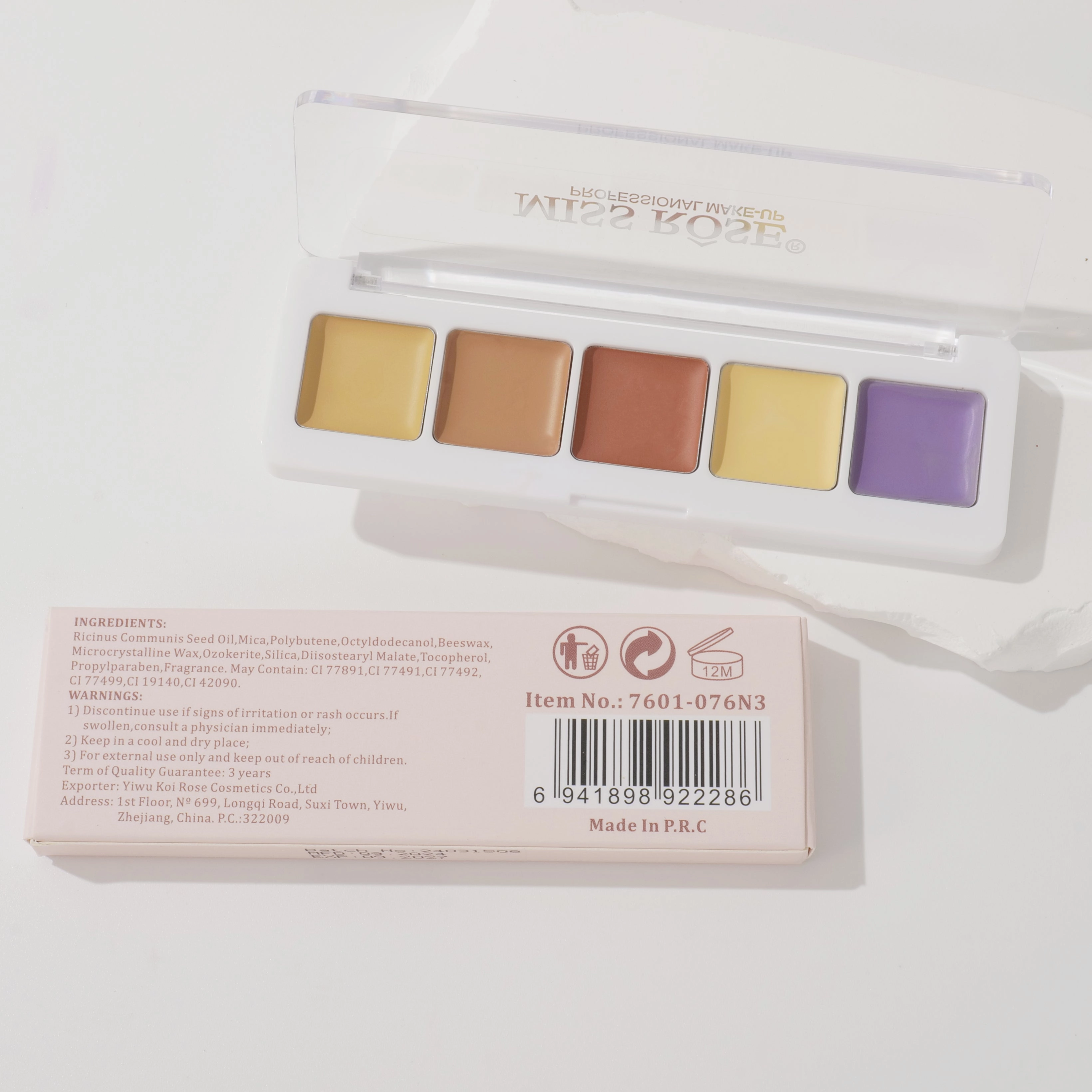 All-Round Conceal Missrose Streamlined Palette color Stylish 5