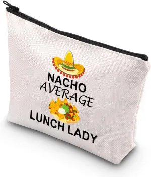 BDPWSS Lunch Lady Cosmetic Bag Lunch Lady Appreciation Gift For Lunch Staff Lunch Aide Cafeteria Worker Bag (Lunch Lady)