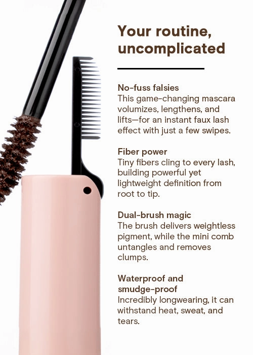blk cosmetics false lash waterproof mascara black