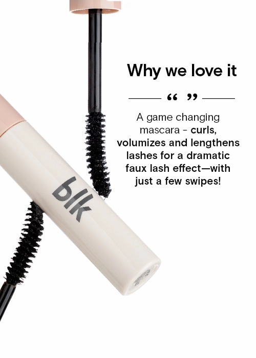 blk cosmetics false lash waterproof mascara black