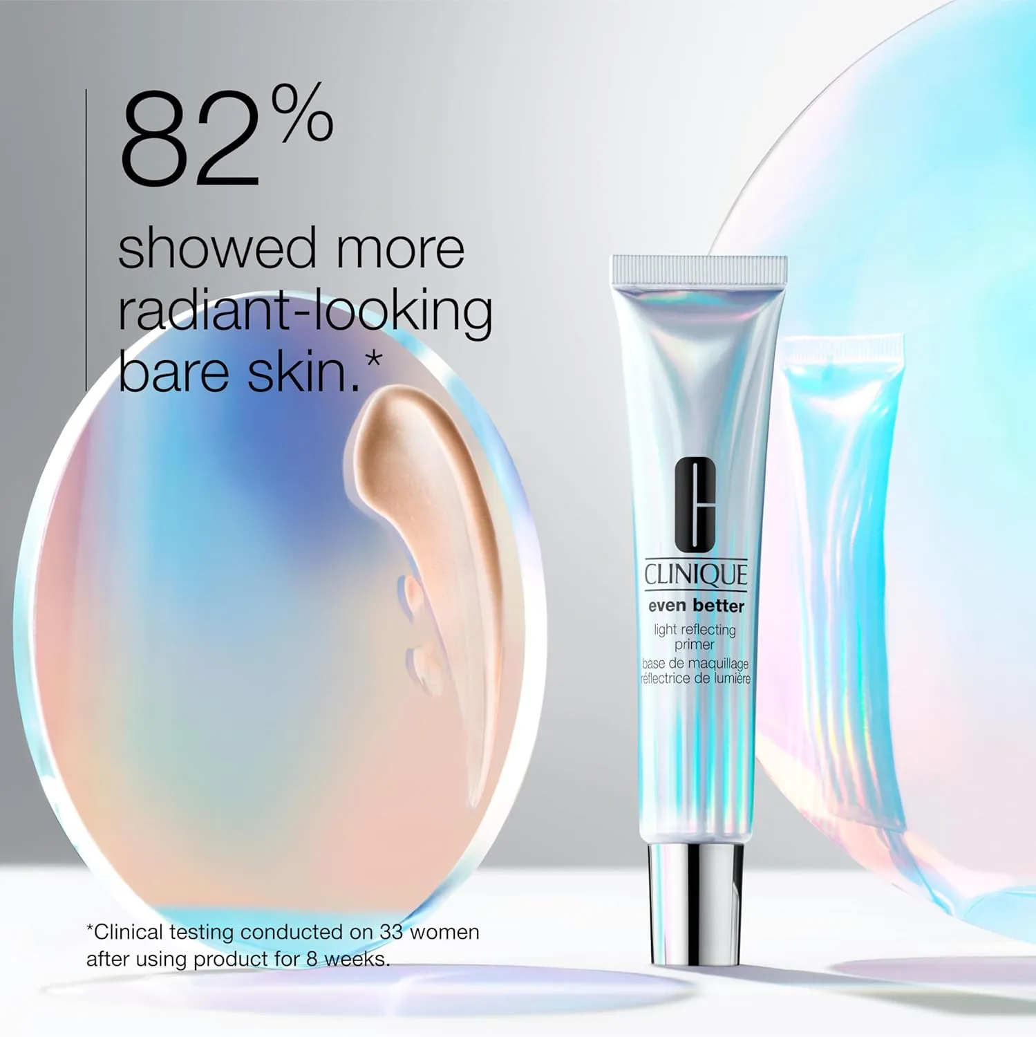 Clinique Even Better Light Reflecting Face Primer With Vitamin C   Hyaluronic Acid For All Skin Types | Hydrating, Lightweight   Illuminating Finish