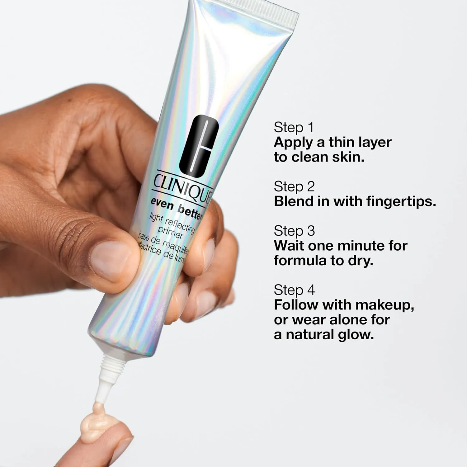 Clinique Even Better Light Reflecting Face Primer With Vitamin C   Hyaluronic Acid For All Skin Types | Hydrating, Lightweight   Illuminating Finish