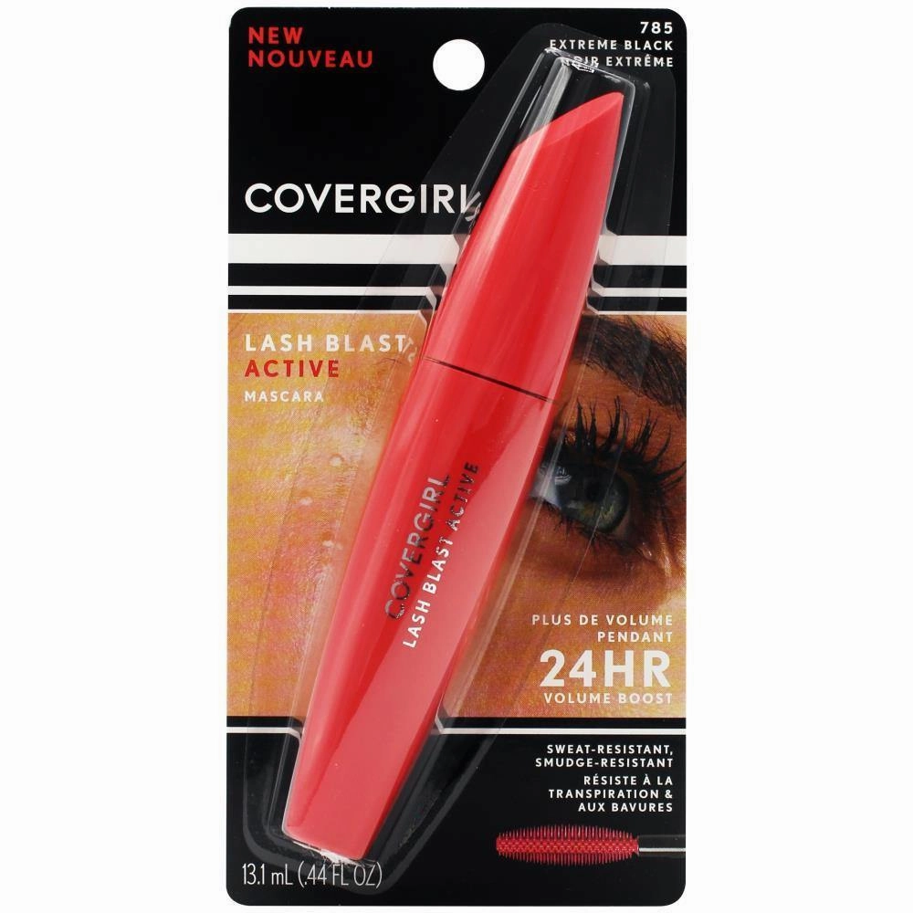 COVERGIRL 13.1mL MASCARA LASH BLAST ACTIVE 785 EXTREME BLACK (CARDED)