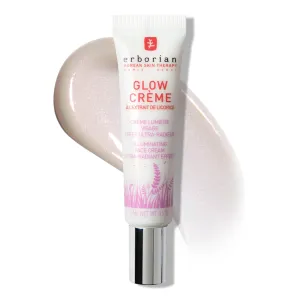 Erborian - Glow Cream - Ultra-Radiant Effect & Illuminating Daily Face Cream - Radiance Boosting Primer for Fresh & Dewy Finish with Glowing Complexion Brightens - 0.5 Oz