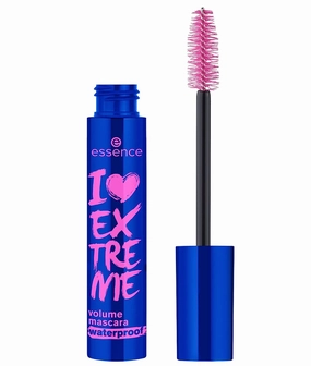 essence | I Love Extreme Volume Mascara Waterproof | Paraben Free | Cruelty Free | Black (Pack of 1, Waterproof)