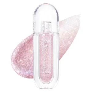 glow shattered glass glitter #unknown : long lasting, liquid glitter eyeshadow & highlighter with precision applicator, 0.1 oz