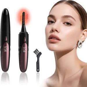 Heated Eyelash Curlers - Electric Eyelash Curler with 4 Heating Modes, Fast Heat up Within 10s - Rechargeable Electric Eyelash Curler, Heated Lash Curler for Makeup Tools with LED Display (Black)