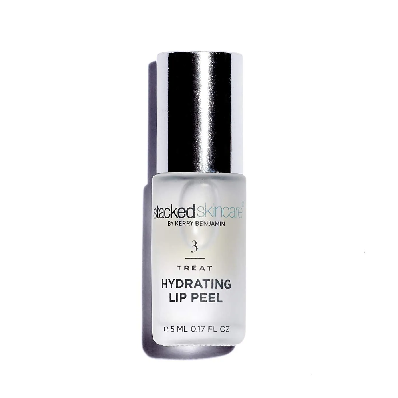 Hydrating Lip Peel - No Rinse Lip Exfoliator & Moisturizer for Dry, Cracked Lips - Vegan Lip Treatment with AHA & Glycolic Acid - Lip Serum & Primer for Smoother, Softer Lips, 0.17 fl oz