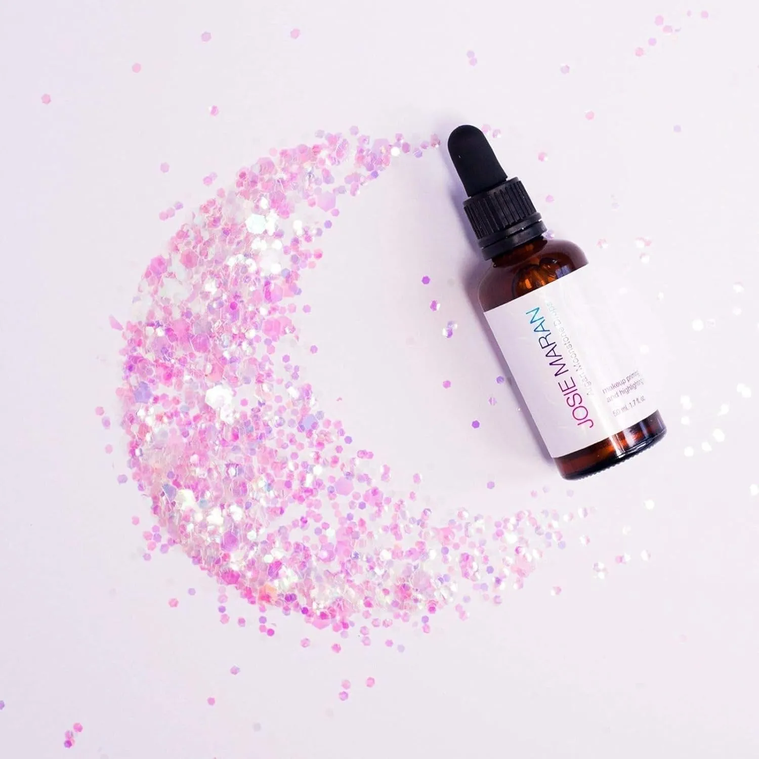 Josie Maran Argan Moonstone Drops Makeup Priming and Highlighting Oil - Travel Size, 0.15 Fl Oz / 4.5 ml