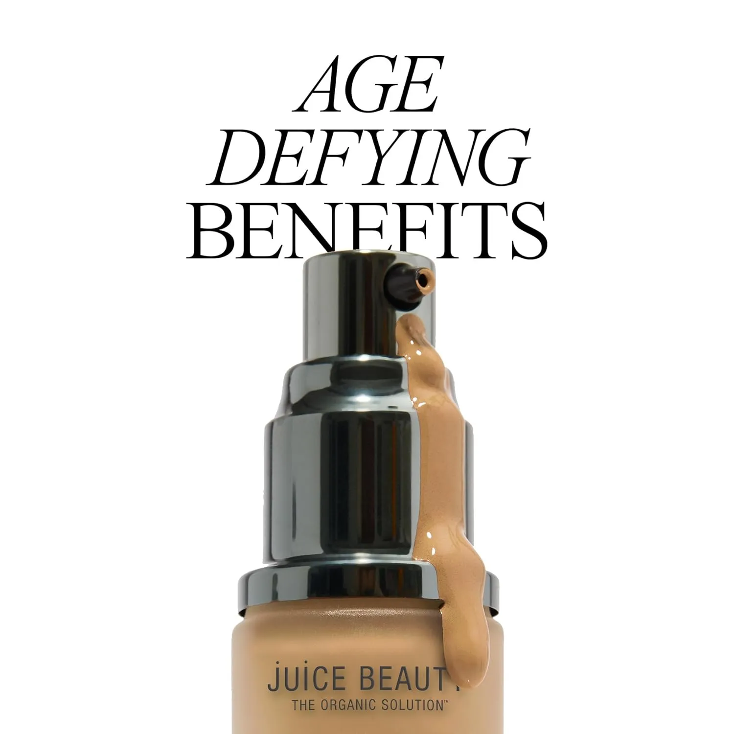 Juice Beauty Phyto-Pigments Flawless Serum Foundation - 12 Desert Beige - 30 mL - Medium-to-Full, Long-Lasting Coverage - Reduces Look of Wrinkles   Pores - Vegan, Cruelty Free
