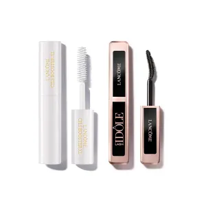 Lancôme Cils Booster XL Mascara Primer & Lash Idôle Black Mascara Duo - Lash-Lifting & Priming Travel Size Makeup Set - For Lifted, Lengthened & Voluminous Lashes