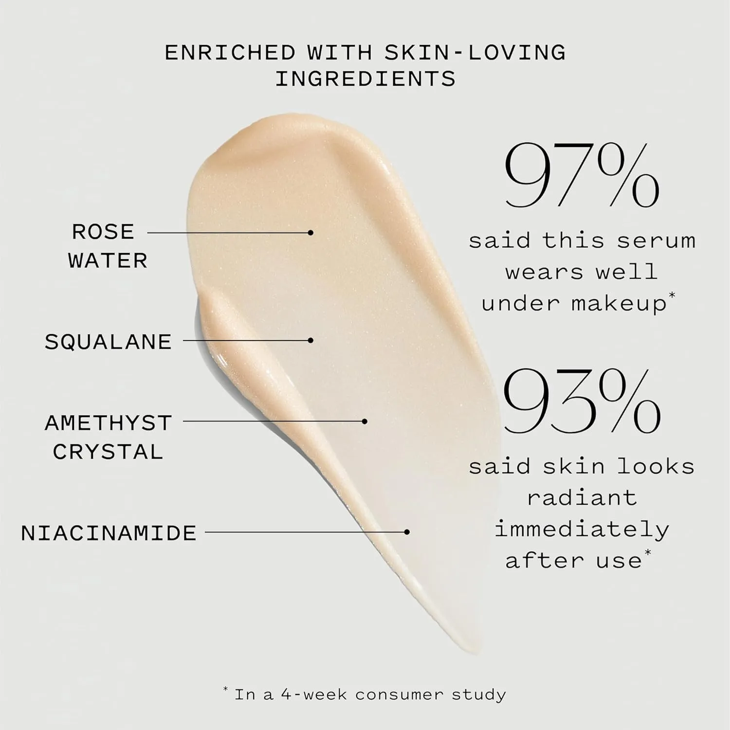 Let Me Glow Illuminating Serum & Makeup Primer, Brightens & Plumps for Highlighted, Dewy & Glowing Skin with Niacinamide, Vegan, Cruelty-Free, 1 Fl Oz