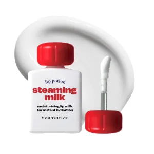 Lip Potion Steaming Milk | Lip Primer & Lip Balm with Instant Steaming Care Effect | 0.3 Oz