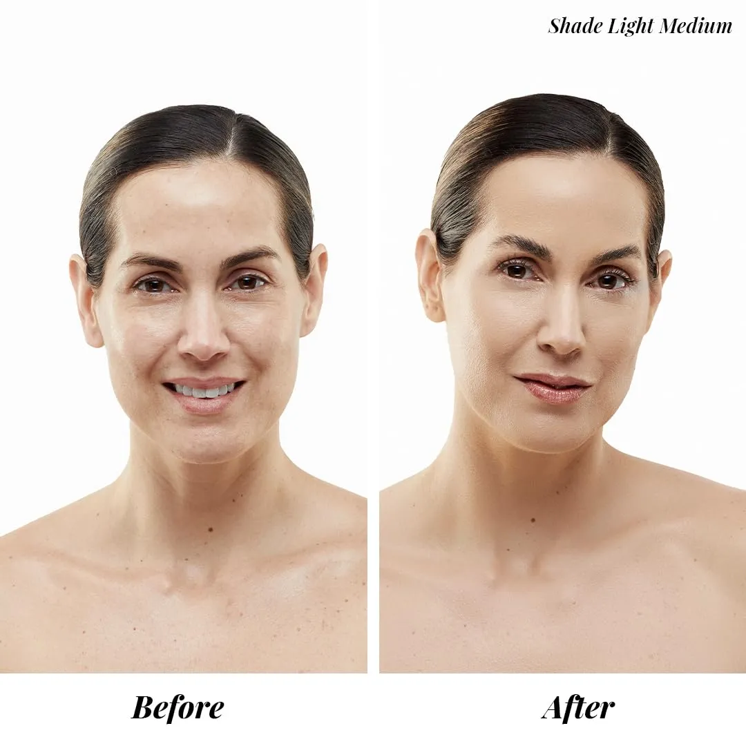 MagicMinerals AirBrush Foundation Set by Jerome Alexander - Complete 5pc Spray Makeup Set with Foundation, Primer, and Setting/Finishing Spray - for Smooth, Radiant Skin (Light)