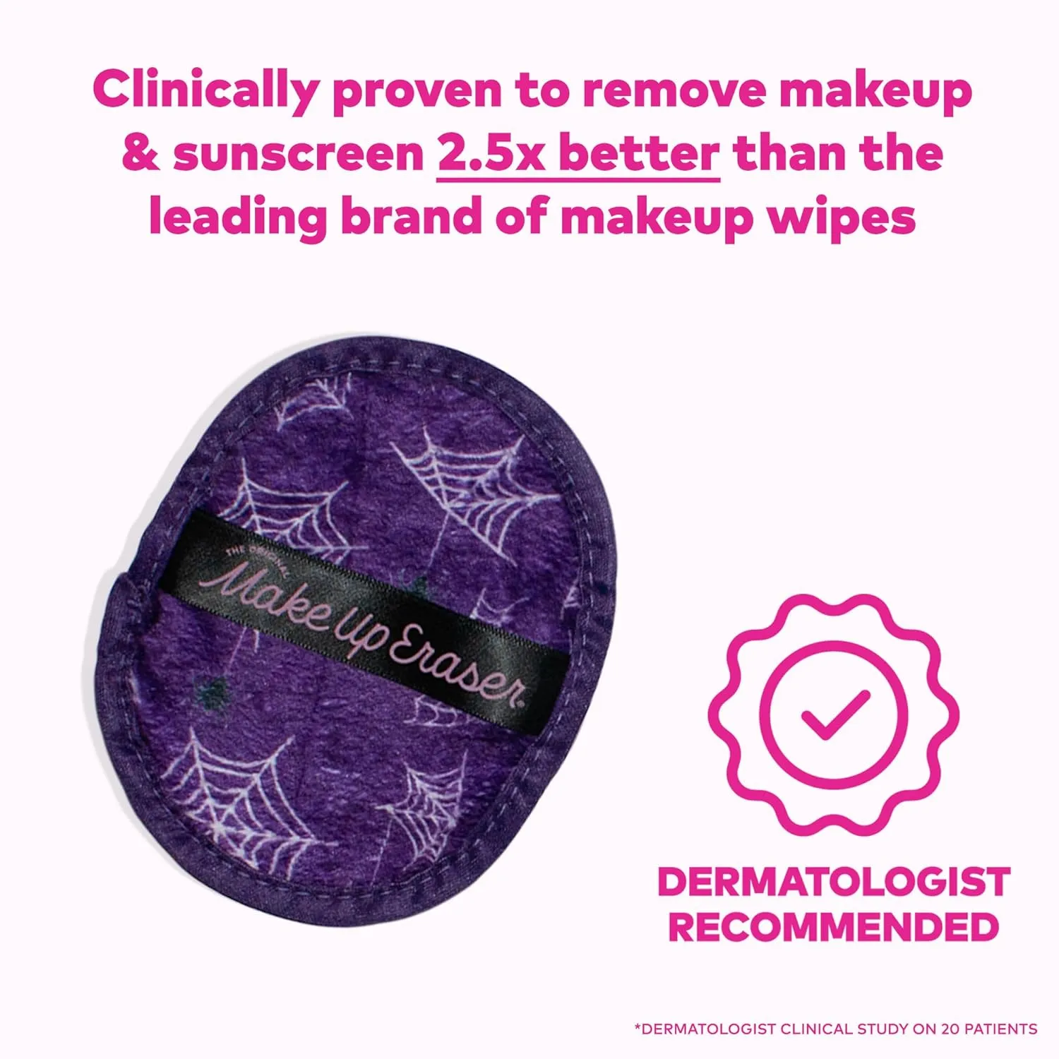 Makeup Eraser The Original, 7-Day Set, Erase All Makeup with Just Water, Including Waterproof Mascara, Eyeliner, Foundation, Lipstick, Sunscreen, and More!