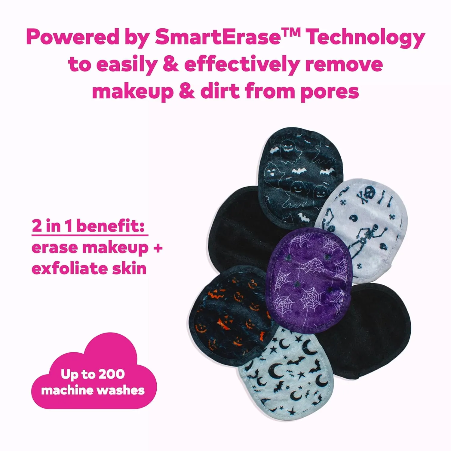 Makeup Eraser The Original, 7-Day Set, Erase All Makeup with Just Water, Including Waterproof Mascara, Eyeliner, Foundation, Lipstick, Sunscreen, and More!