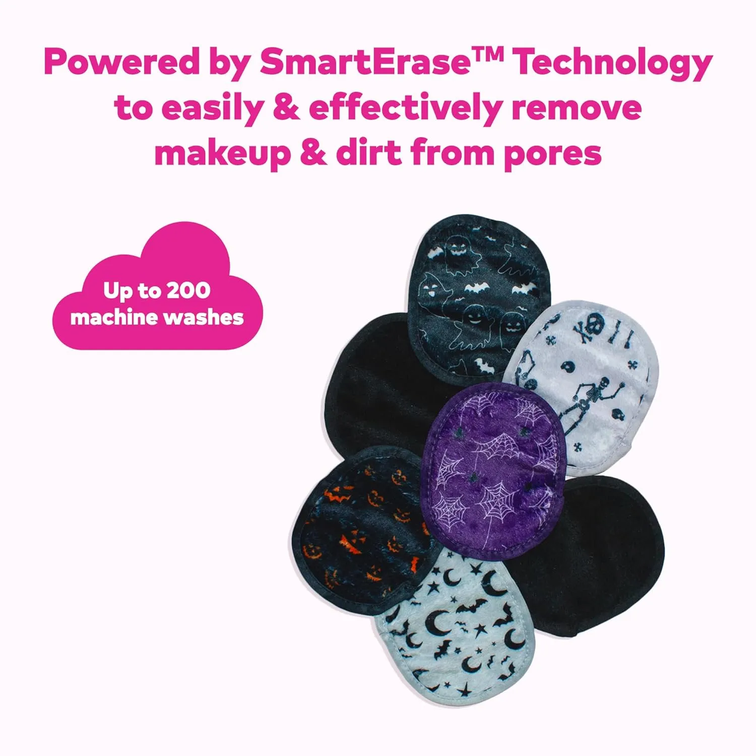Makeup Eraser The Original, 7-Day Set, Erase All Makeup with Just Water, Including Waterproof Mascara, Eyeliner, Foundation, Lipstick, Sunscreen, and More!