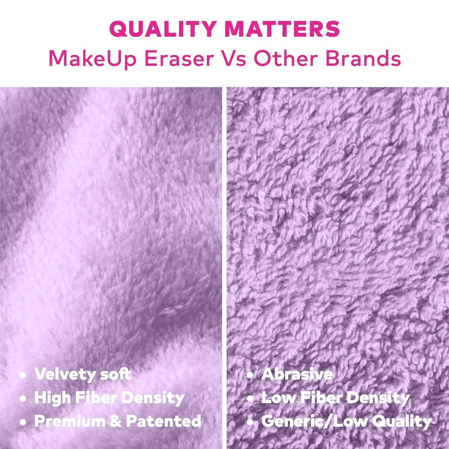 Makeup Eraser The Original, 7-Day Set, Erase All Makeup with Just Water, Including Waterproof Mascara, Eyeliner, Foundation, Lipstick, Sunscreen, and More!