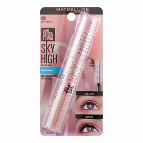 Maybelline Lash Sensational Sky High Waterproof Mascara, 02, Very Black, 6ml