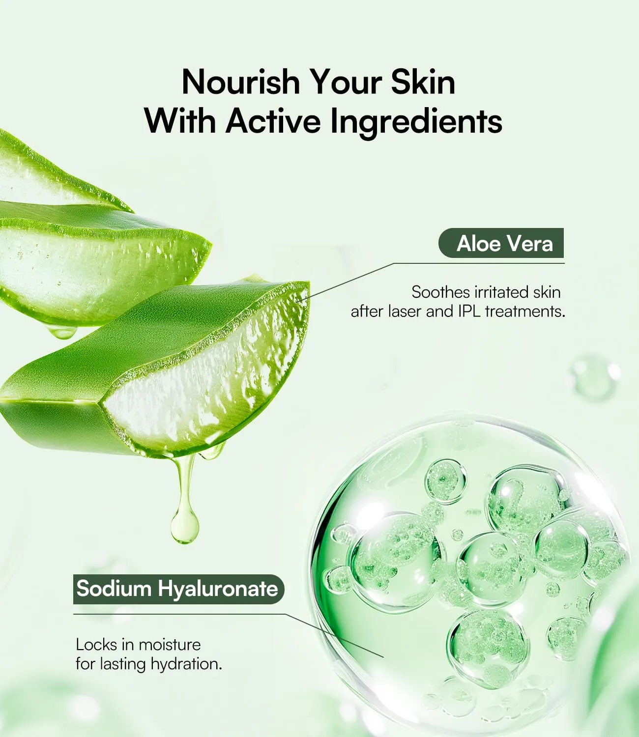 Micro-current Conductive Gel for Korean Skin Care Machines & Face Massagers – Hydrating Gel Primer with Hyaluronic Acid Facial and Body for Women and Men, 3.38 Fl Oz*2