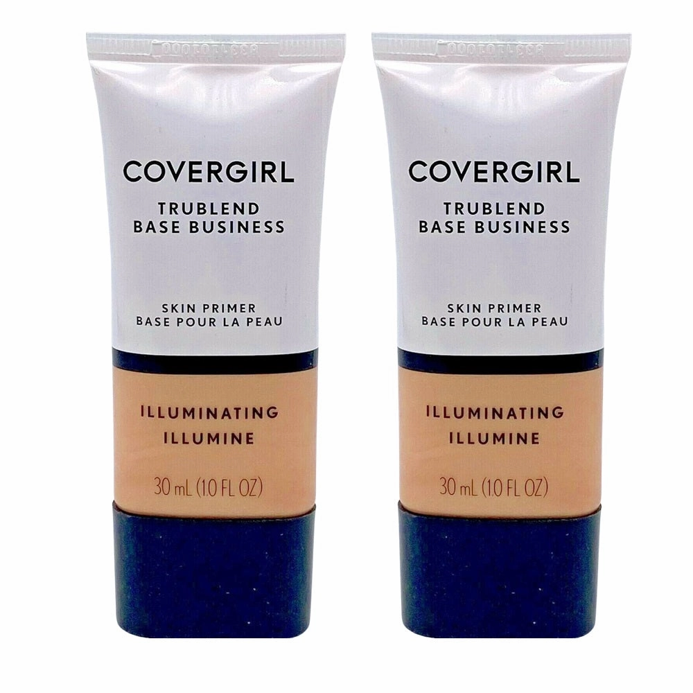 Pack of 2 CoverGirl Trublend Base Business Skin Primer, Illuminating