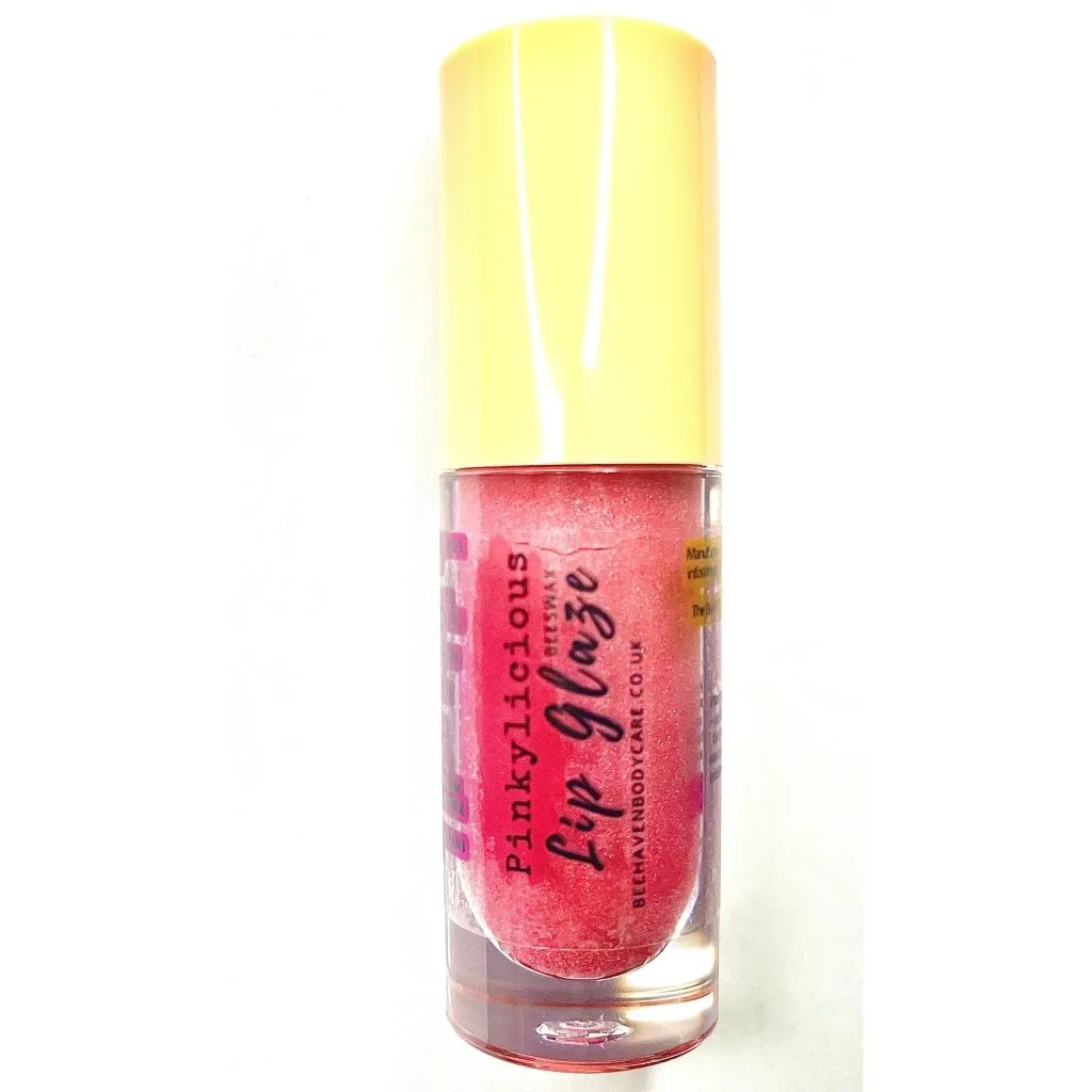 Pinkylicious Beeswax Lip Glaze - Pink Colour Rose Essential Oil