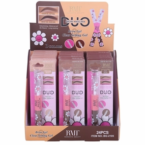 Romantic Beauty Brow Mascara Duo - Wholesale Display 24 Units (BG-2105)