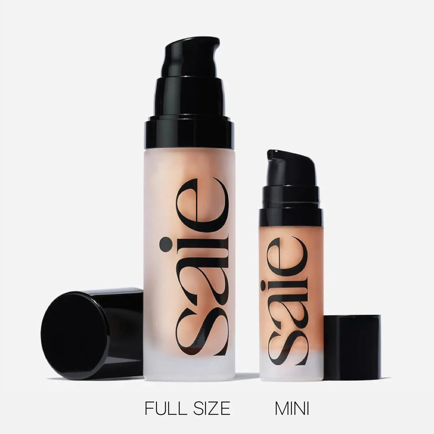 Saie Glowy Super Gel Lightweight Illuminator - Luminizer and Makeup Primer for Glowing Skin - Enriched with Vitamin C   Hydrating Squalane Oil - Sunglow (1 oz)
