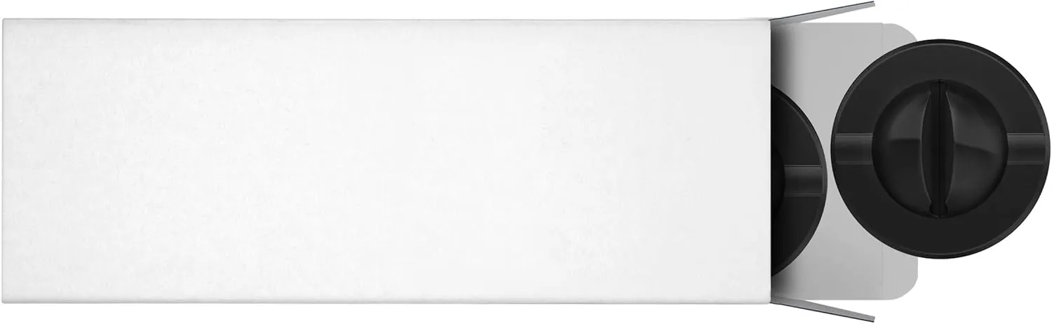 Schneider Klick-Fix Universal Holder (Self-Adhesive Holder for Toothbrushes, Cables, Pens and Much More up to 150 g) Set of 5 Black