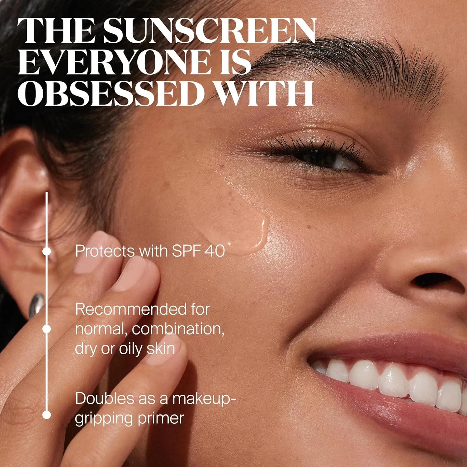 Supergoop! Unseen Sunscreen - SPF 40 - Invisible, Broad Spectrum Face Sunscreen   Makeup-Gripping Primer - Weightless, Scentless, Oil Free - For All Skin Types & Skin Tones - 0.5 fl oz - Pack of 2