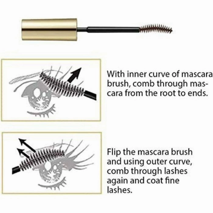 Thickening and curling mascara (brown) HEROINE MAKE 6g [Alcohol-free]