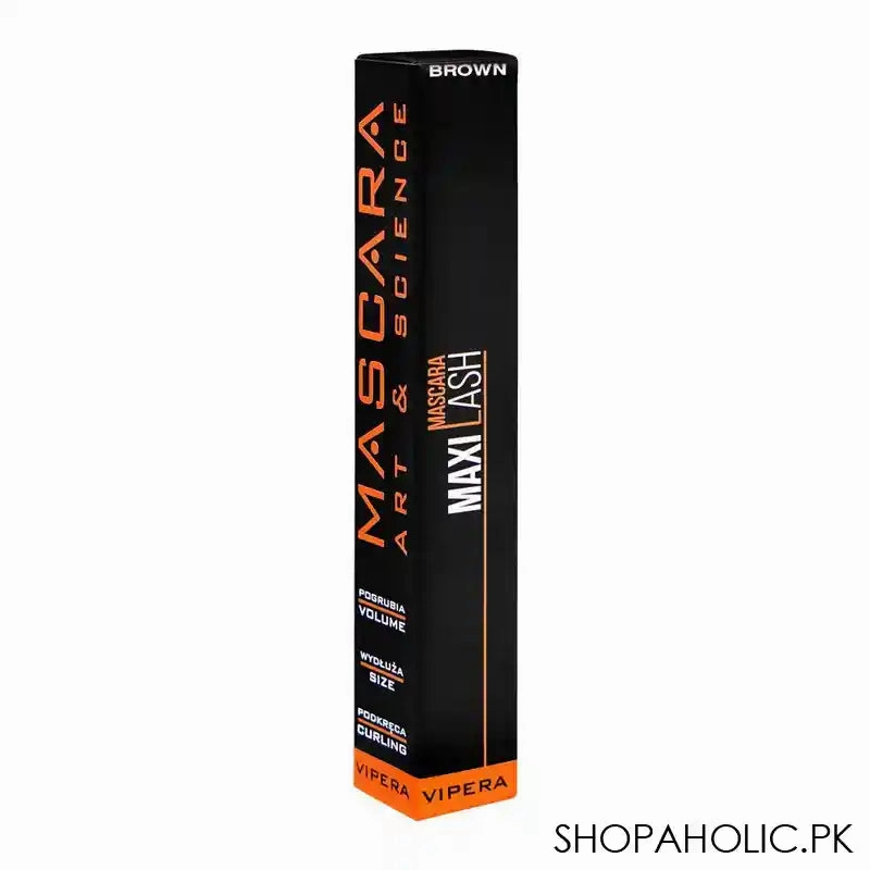 Vipera Art & Science Maxi Lash Mascara Brown, 9ml